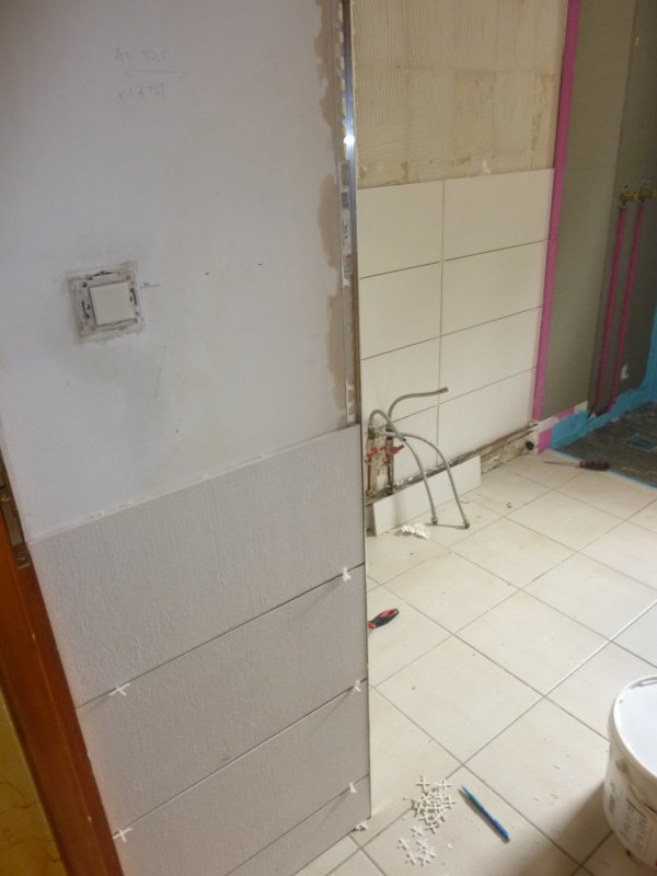 douche avec mosaique