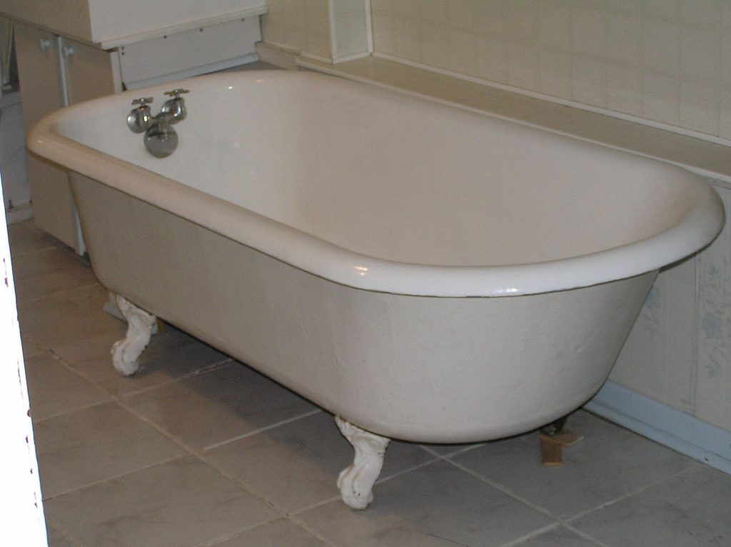 douche baignoire en bois
