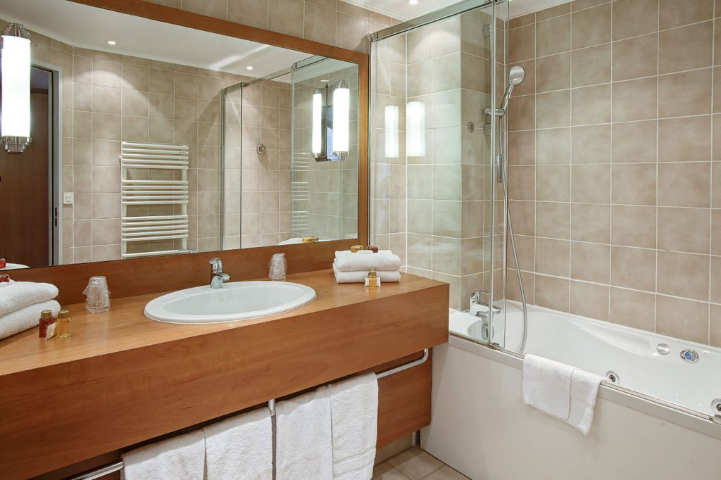 douche italienne bois