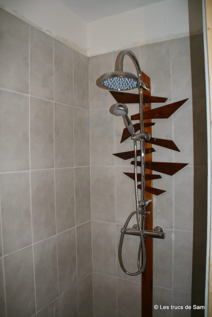 douche italienne sol bois