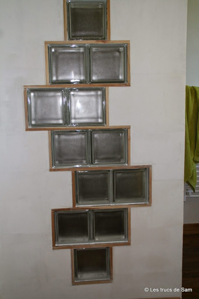 etagere bois pour douche italienne