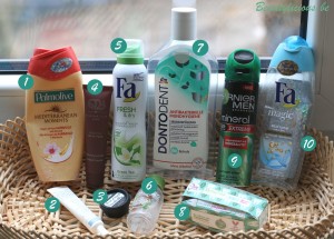 gel douche palmolive