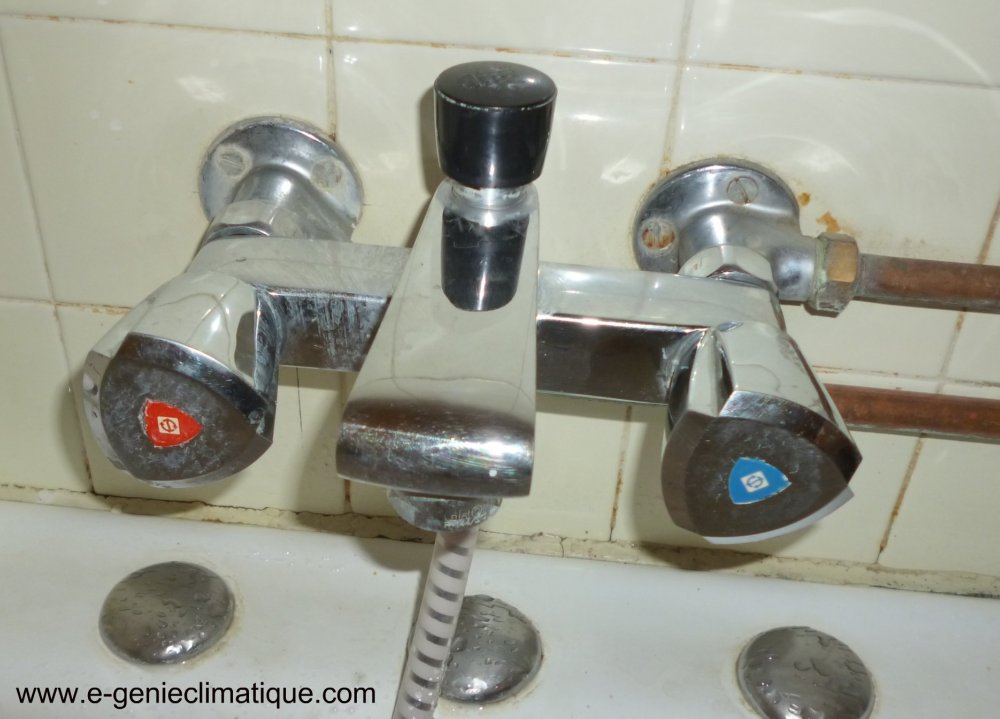 installation douche de tete hansgrohe