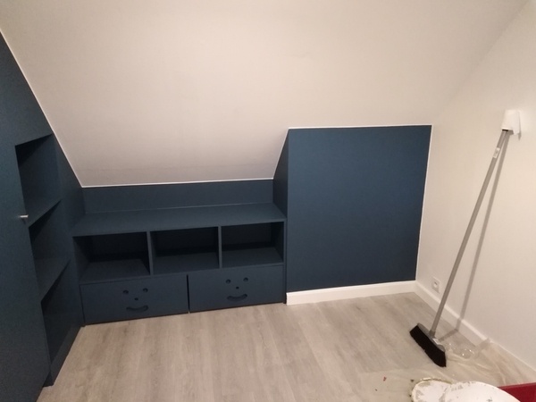 photo douche sous pente