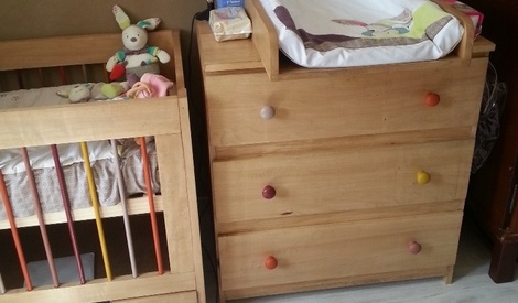 table a langer bebe baignoire